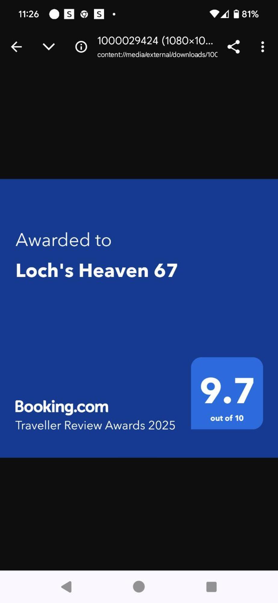 Loch'S Heaven 67 Balminnoch Exterior foto
